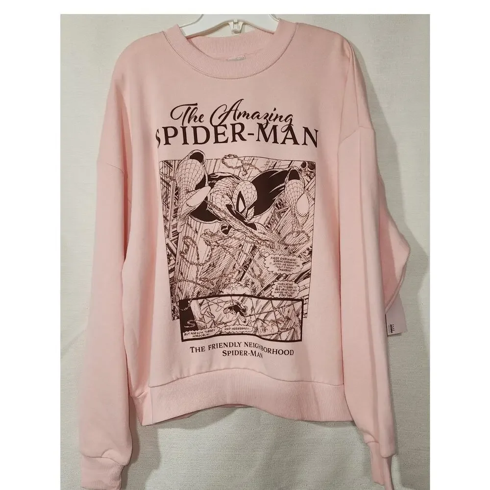 The amazing Spider-Man sweatshirt women's Small NWT